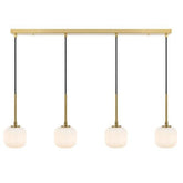 Telbix Lighting Indoor Pendants Bobo Bar LED Pendant Light 4Lt Lights-For-You BOBO PE04-AGOM 9329501057704